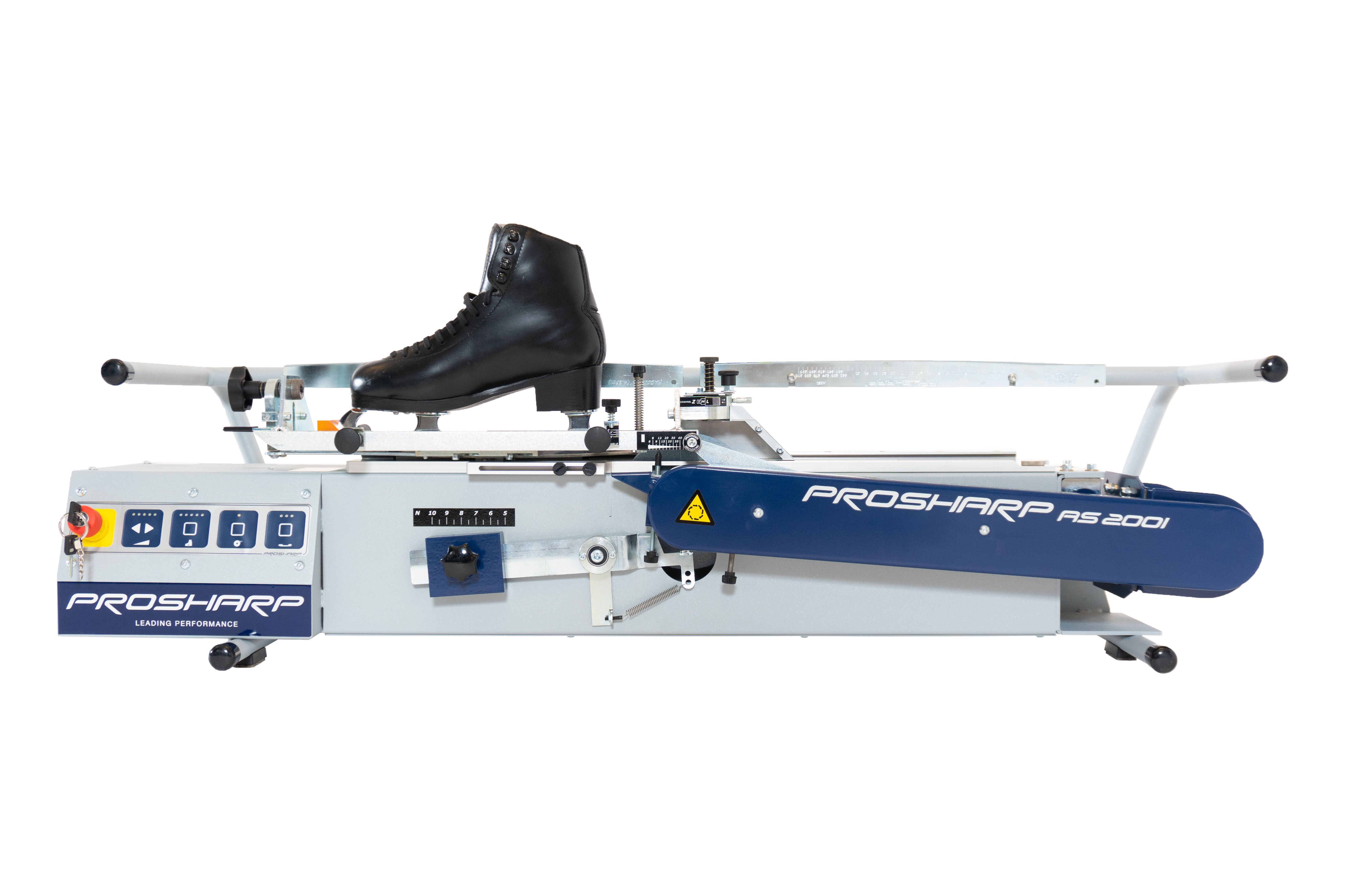The one and only automatic profiling skate sharpening machine